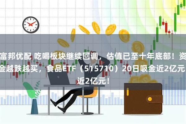 富邦优配 吃喝板块继续回调，估值已至十年底部！资金越跌越买，食品ETF（515710）20日吸金近2亿元！