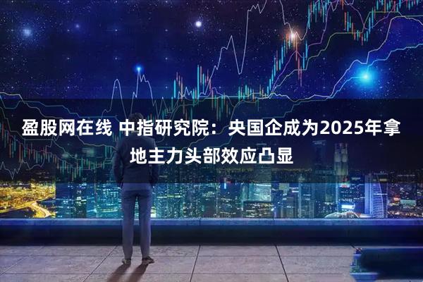 盈股网在线 中指研究院：央国企成为2025年拿地主力头部效应凸显