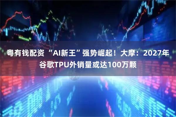 粤有钱配资 “AI新王”强势崛起！大摩：2027年谷歌TPU外销量或达100万颗